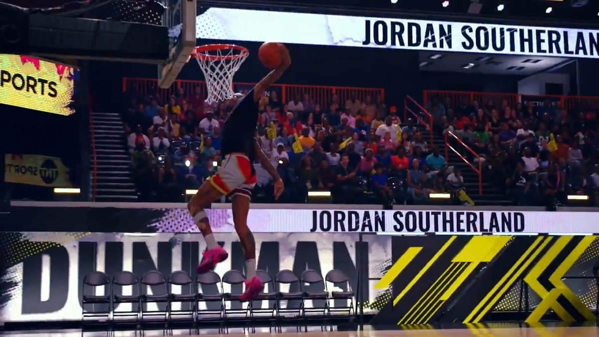 Jordan Southerland started dunking again only a month ago after tearing his achilles. NOW HE’S THROWING DOWN OFF THAT SAME LEG 🤯