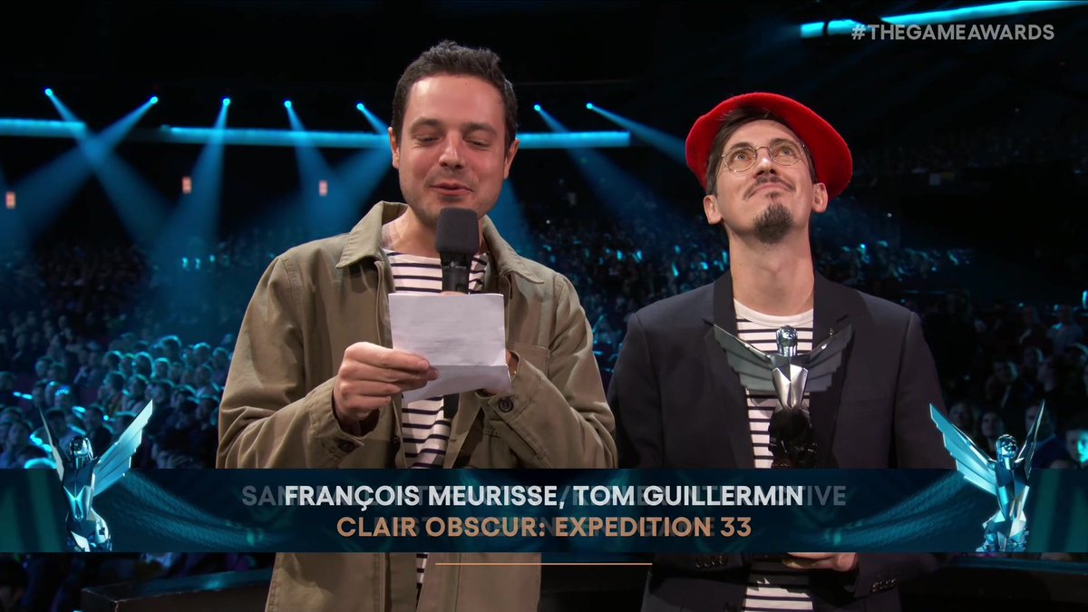 The Best Independent Game goes to Clair Obscur: Expedition 33! #TheGameAwards Clair Obscur: Expedition 33 @sandfallgames @kepler_interact