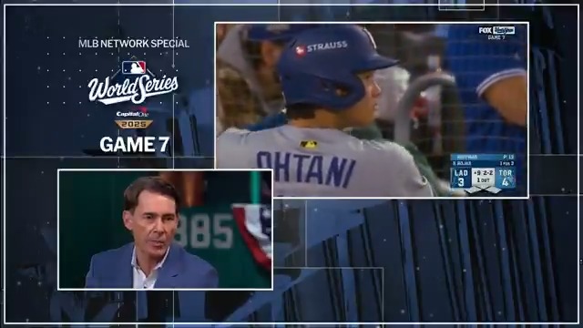 One key to Miguel Rojas' game-tying home run in the 9th inning: Shohei Ohtani on deck. “You cannot get to a three-ball count. You don't want to be in a situation where you must throw the ball in the strike zone.” 📺 MLB Network Special: 2025 World Series Game 7