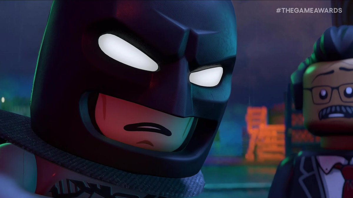 Live from the Batcave, all the way from Gotham City...Batman introduces the world premiere of LEGO Batman: Legacy of the Dark Knight! #TheGameAwards!