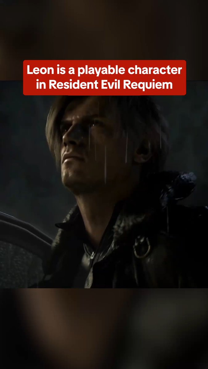 It's official! Leon Kennedy is a fully playable character in Resident Evil Requiem. #TheGameAwards
