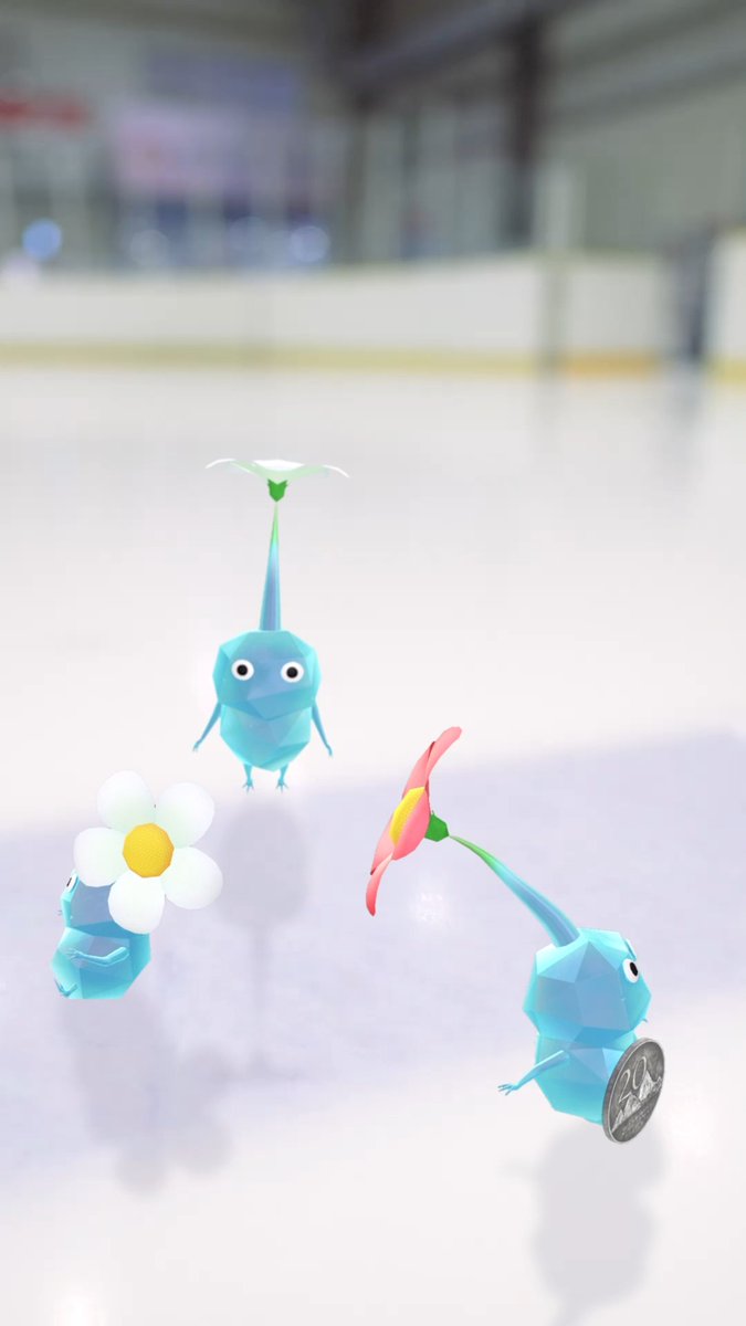 ピクミンといっしょに スケートリンクへ⛸️❄️ おでかけ先での ポストカード集めも忘れずに💌