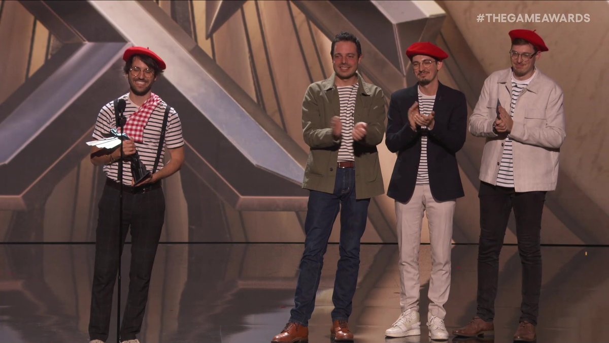The Game of the Year award goes to Clair Obscur: Expedition 33! #TheGameAwards Clair Obscur: Expedition 33 @sandfallgames @kepler_interact