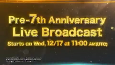 Pre-7th Anniversary Live Broadcast! The #BountyRush7thAnniversary starts soon! Ahead of the campaign, the broadcast begins 12/17 at 11:00 (UTC)! New character will be revealed! Watch Here: Get hyped for the 7th anniv.! #BountyRush #ONEPIECE