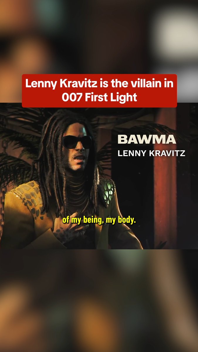 James Bond vs. Lenny Kravitz as Bawma in 007: First Light! #TheGameAwards