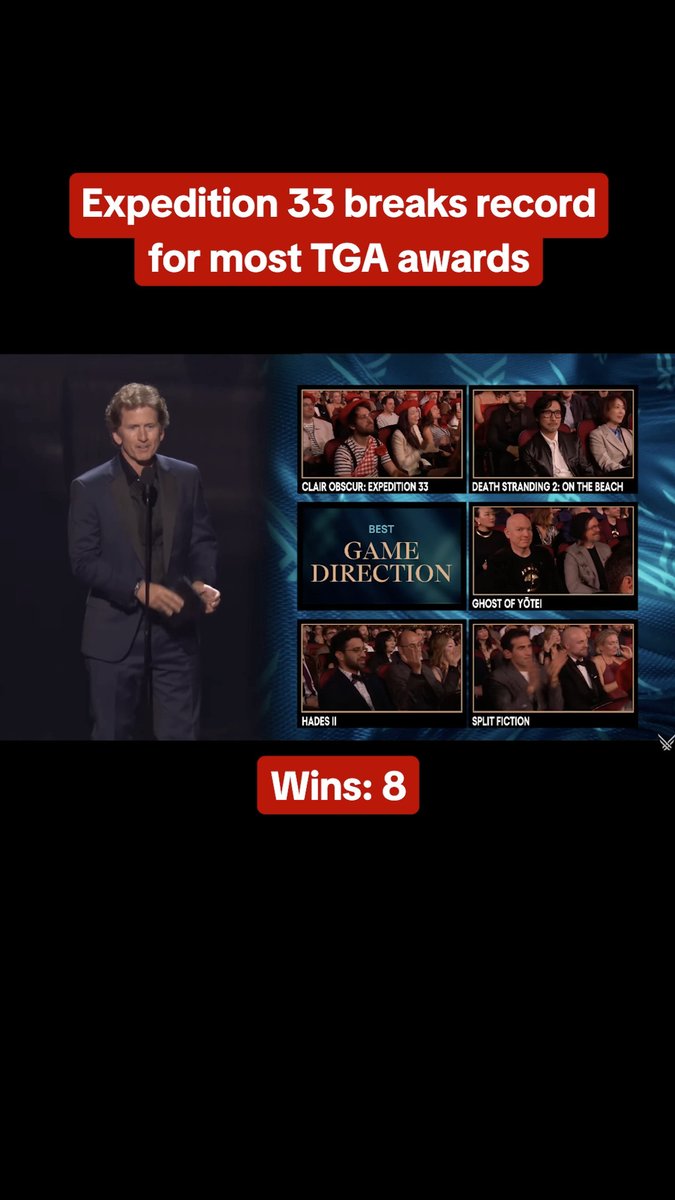 Clair Obscur: Expedition 33 set a new #TheGameAwards record! Here's every award that they won: