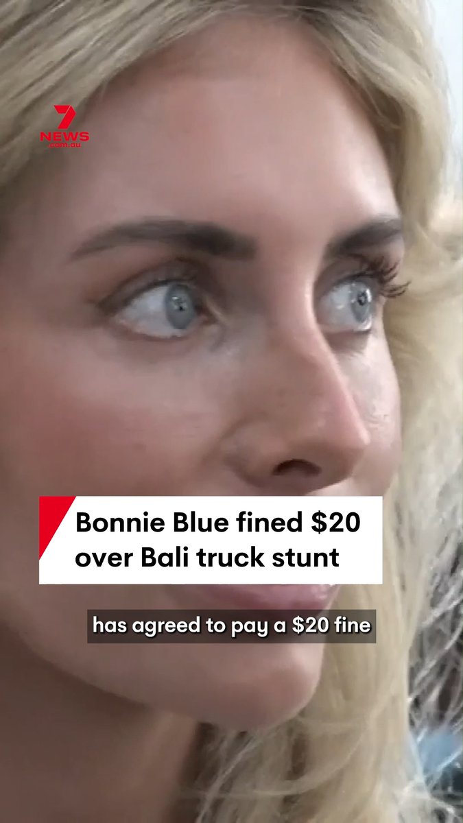 Bonnie Blue has agreed to pay a $20 fine for using an open-backed truck in Bali to pick up men to film content with. The adult star is banned from entering Indonesia for at least 10 years. #bonnieblue #bali #indonesia #deport #trial