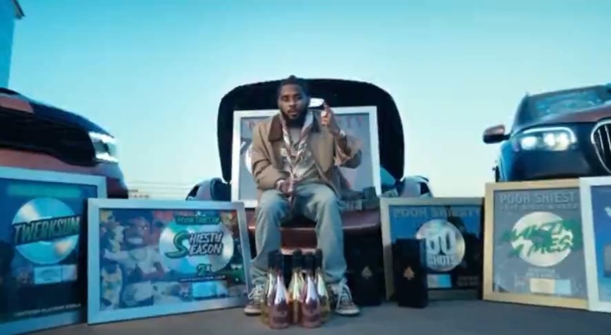 “If my drac’ jam on me, we beefin’/I’ma turn Kendrick Lamar”—Pooh Shiesty on "FDO"