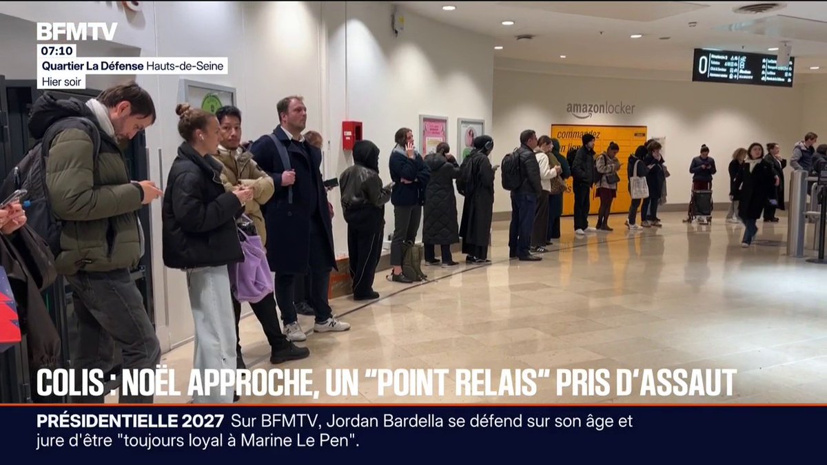 💬 "Je pense que je vais éviter de revenir" Un point relais pris d'assaut à quelques jours de Noël