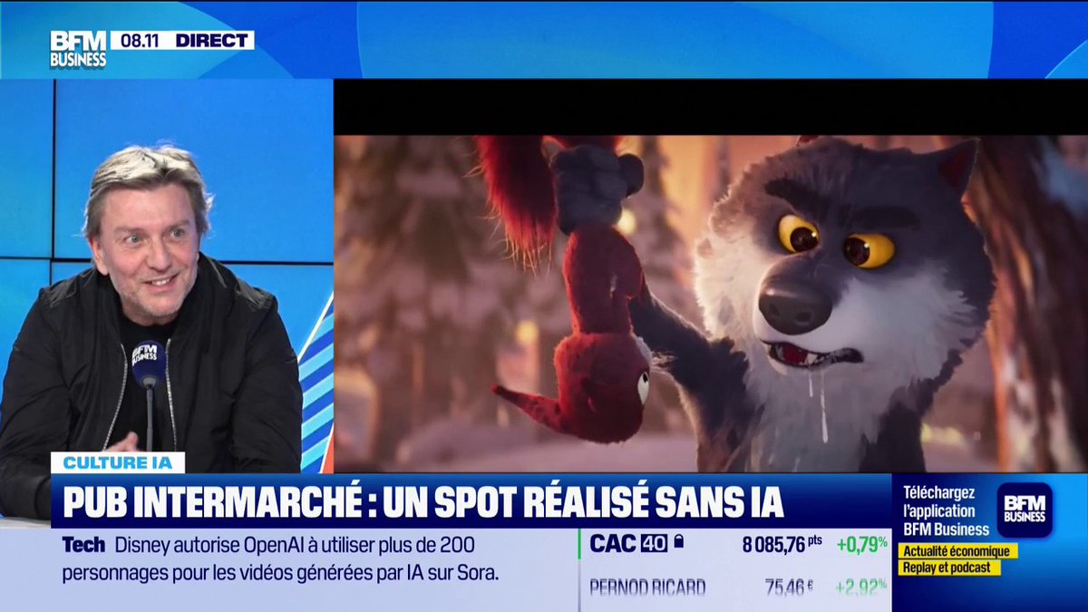 Pub Intermarché : "on vient de franchir les 600 millions de vues dans le monde" 📢 "Plus d'une centaine de personnes ont bossé sur le projet pendant 18 mois. C'est un succès pour l'agence et pour Intermarché." 💬 Christophe Lichtenstein, président de l'agence Romance