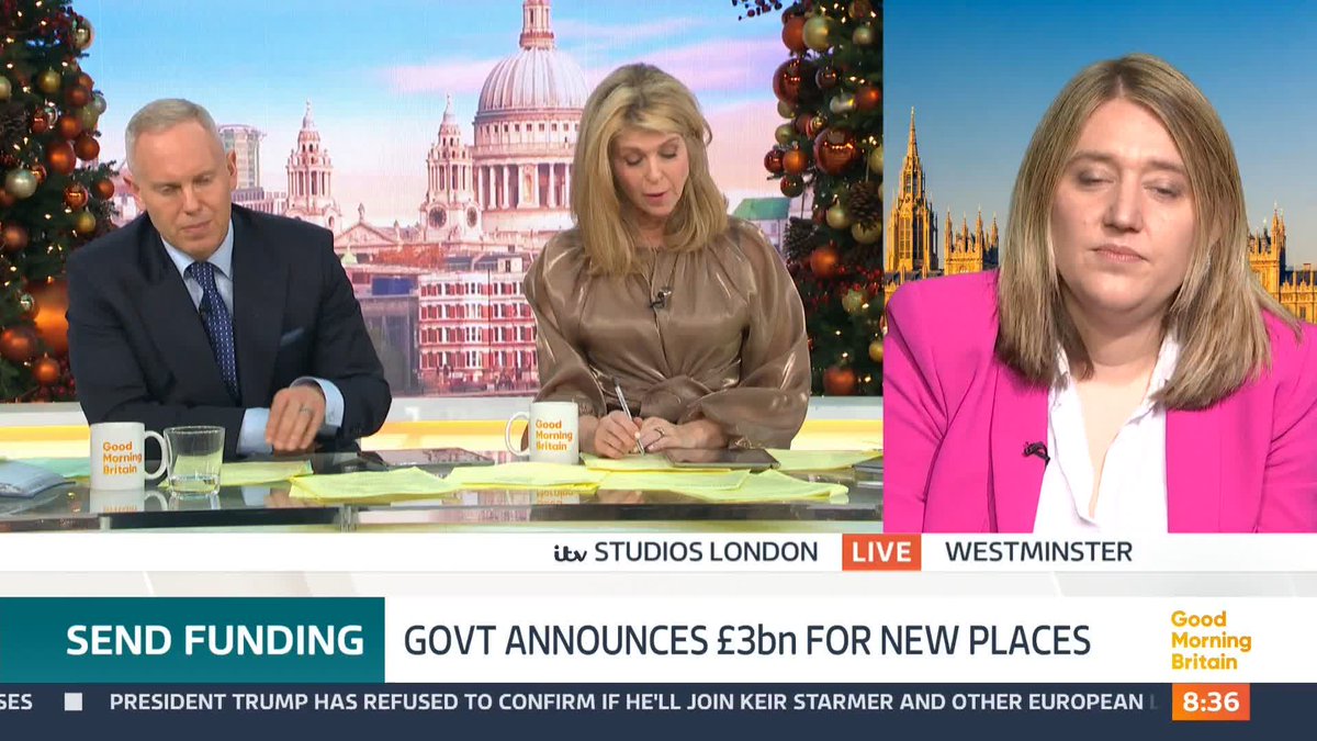 'Are you considering face masks in school?' As the number of flu cases rise, @Kategarraway asks Schools Minister Georgia Gould about whether the government would consider implimenting face masks for students in schools.