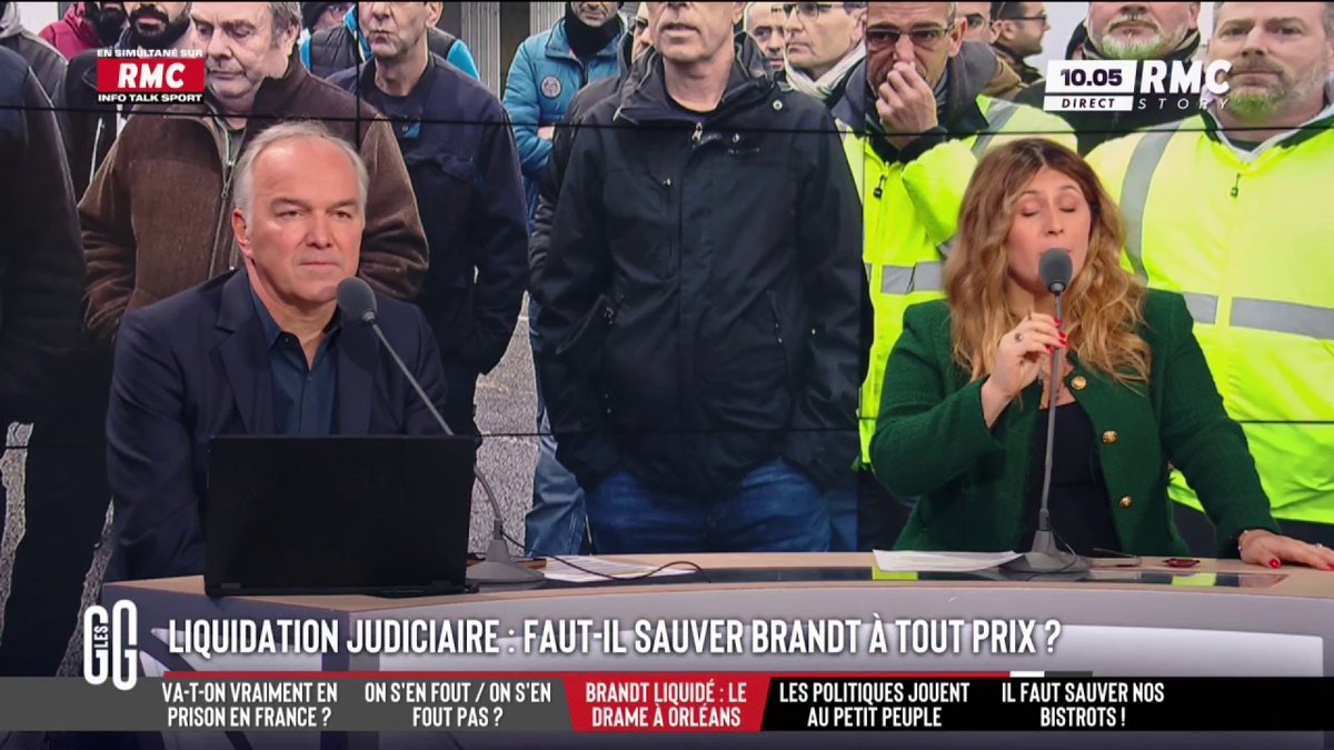 ❌ Brandt liquidé, 700 emplois supprimés 🗣️ Flora Ghebali : "Si Brandt est liquidé c'est à cause de la concurrence déloyale de la Chine !" 🗣️ Dr Jérôme Marty : "La politique industrielle et économique de ce pays ne fait que taxer, taxer ! Et faire couler ses entreprises !" #GGRMC