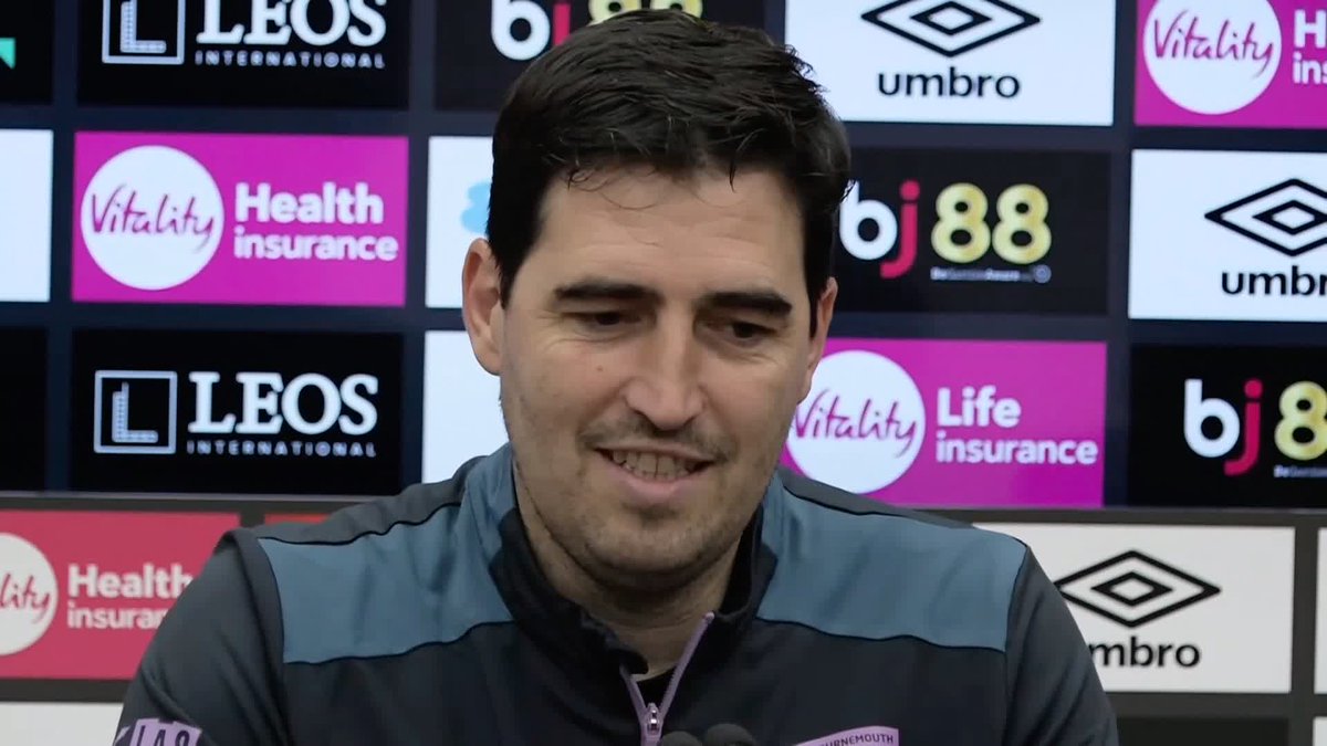 "I love to coach at Old Trafford" Andoni Iraola previews Bournemouth's trip to face Manchester United, and aims to continue the 'good experiences' at Old Trafford where he has won 3-0 on both occasions as a manager 🍒