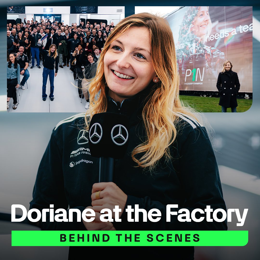 What a season in F1 Academy for PIN DORIANE 👊 And it was great to have her with us at Lauda Drive recently to celebrate her achievements… along with a few special surprises 👇