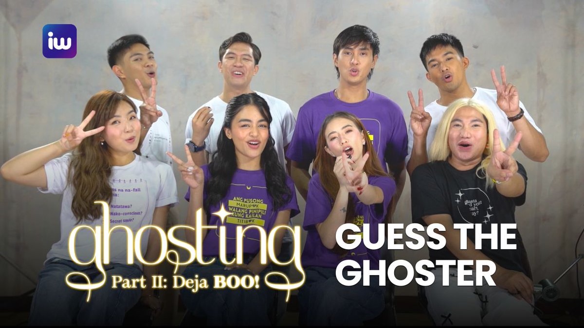 Mga Ka-mumu! Game time muna tayo with the cast of #GhostingPart2! 👻🥰 Sino ang magaling maghanap ng Ghoster at sino ang magaling mang-ghost??? Watch the video now! At abangan na rin ang FINALE EPISODE this DECEMBER 13 only on iWant! #GHOSTING