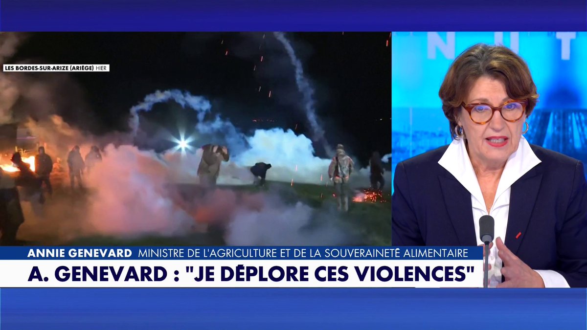 Annie Genevard, ministre de l'Agriculture dans #180MinutesInfo : «Je ne veux pas laisser une chance au virus de gagner»