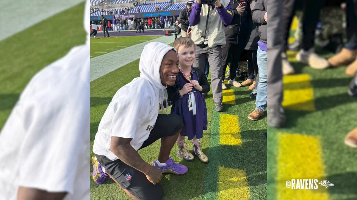 .zay flowers has formed a special friendship with Sunny who's battling cancer #SunnyStrong 🥺 #ProBowlVote