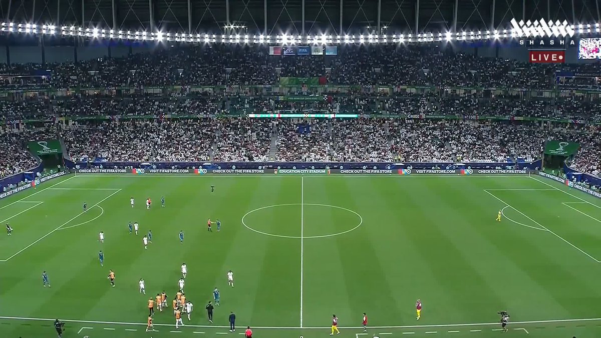 منتخب الأردن يتقدم بـالنتيجة خلال الشوط الأول 🤍🇯🇴