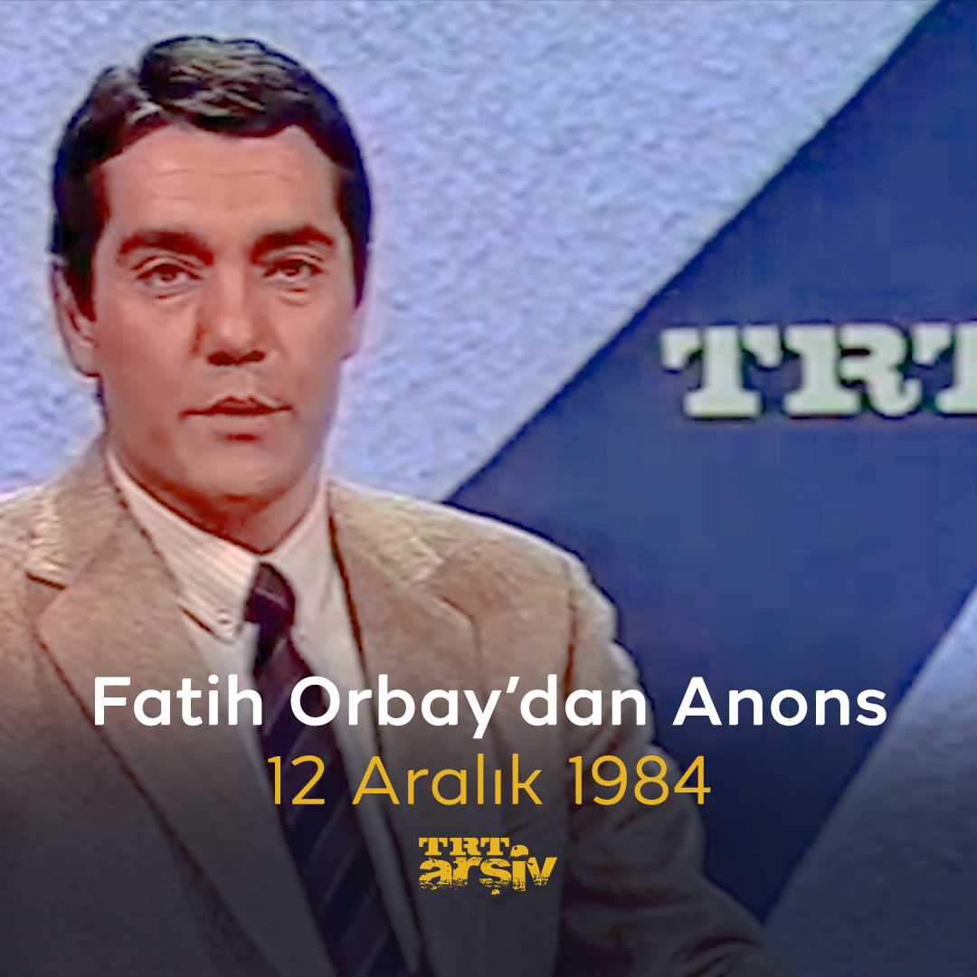 Bundan tam 41 yıl önce televizyonda neler vardı? Fatih Orbay’ın sunumuyla 12 Aralık 1984 gününün yayın akışını dinliyoruz. 📺 #YayınAkışı
