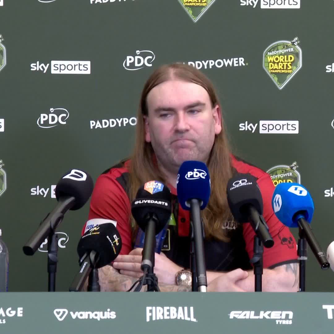 🗣️ "I think under the biggest pressure I performed my best!" Ryan Searle looks back on his convincing straight-sets victory over Chris Landman! #WCDarts