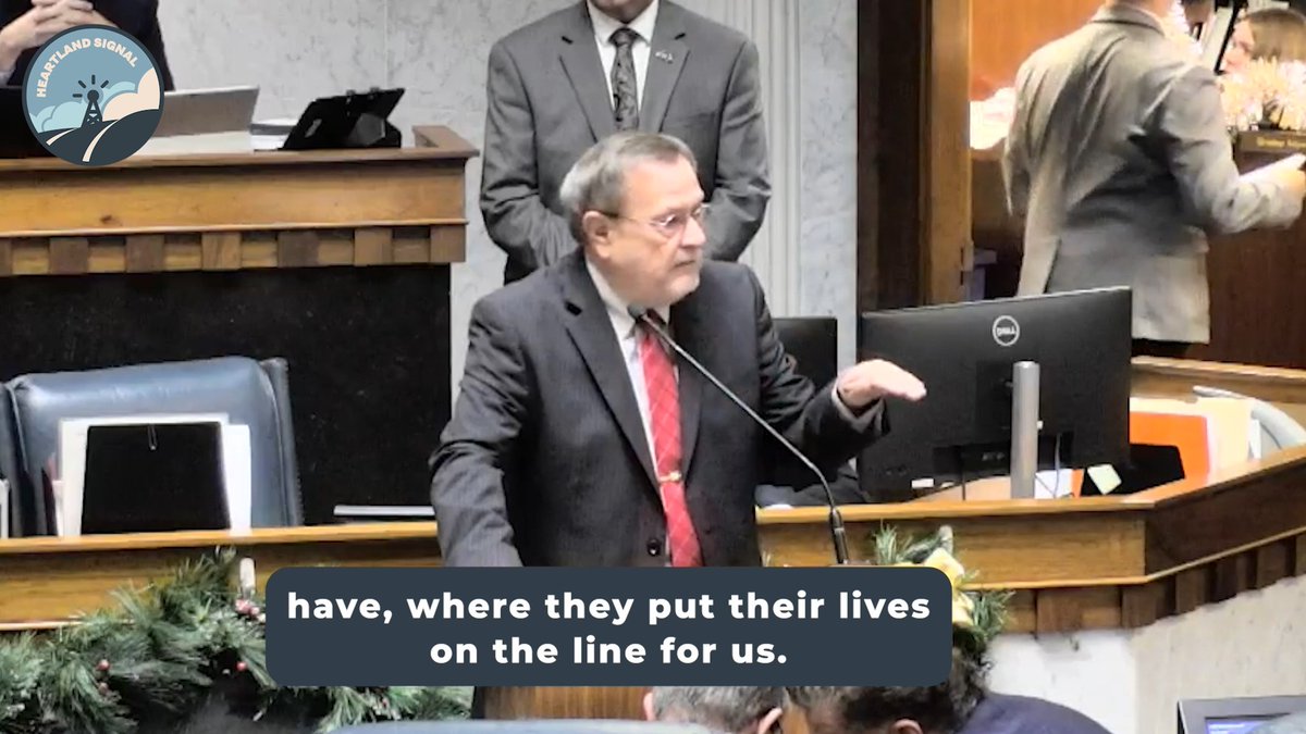 Indiana State Sen. R. Michael Young (R-Indianapolis) throws a tantrum after some of his Republican colleagues helped to vote down the Trump-led gerrymandering attempt. "I believe in the end, most of you won't be here anymore. And that takes courage to give up your seat when you don't want to help or, uh, I'll take that back: when you have an opportunity to help your country."