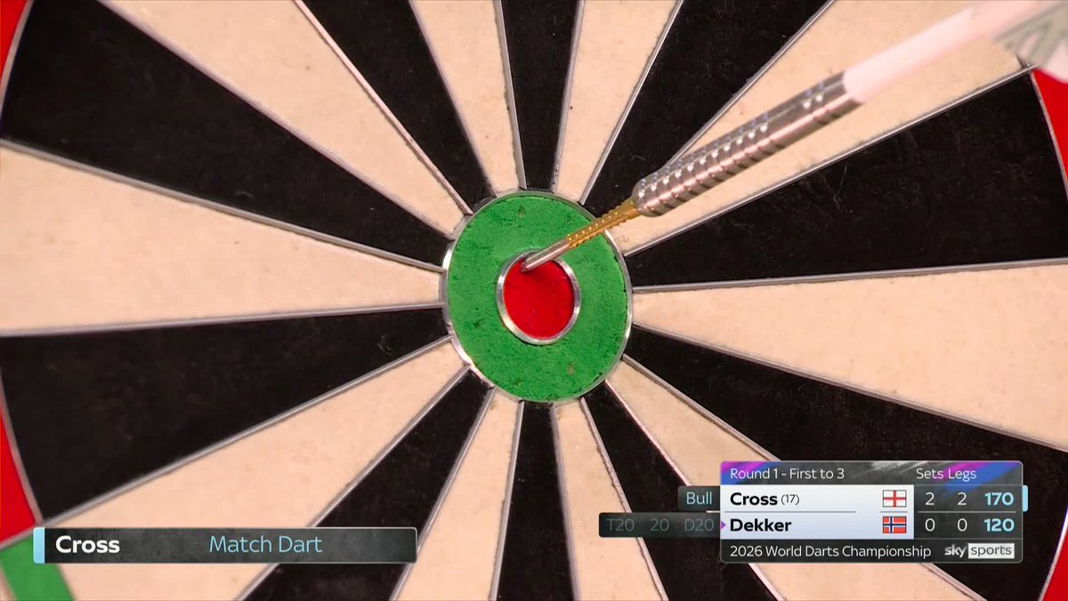 BIG FISH TO WIN IT!!! 🎣 Take a bow, Rob Cross! 👏 Cross takes out 170 to wrap up a comfortable 3-0 win over Cor Dekker! 📺 #WCDarts | R1