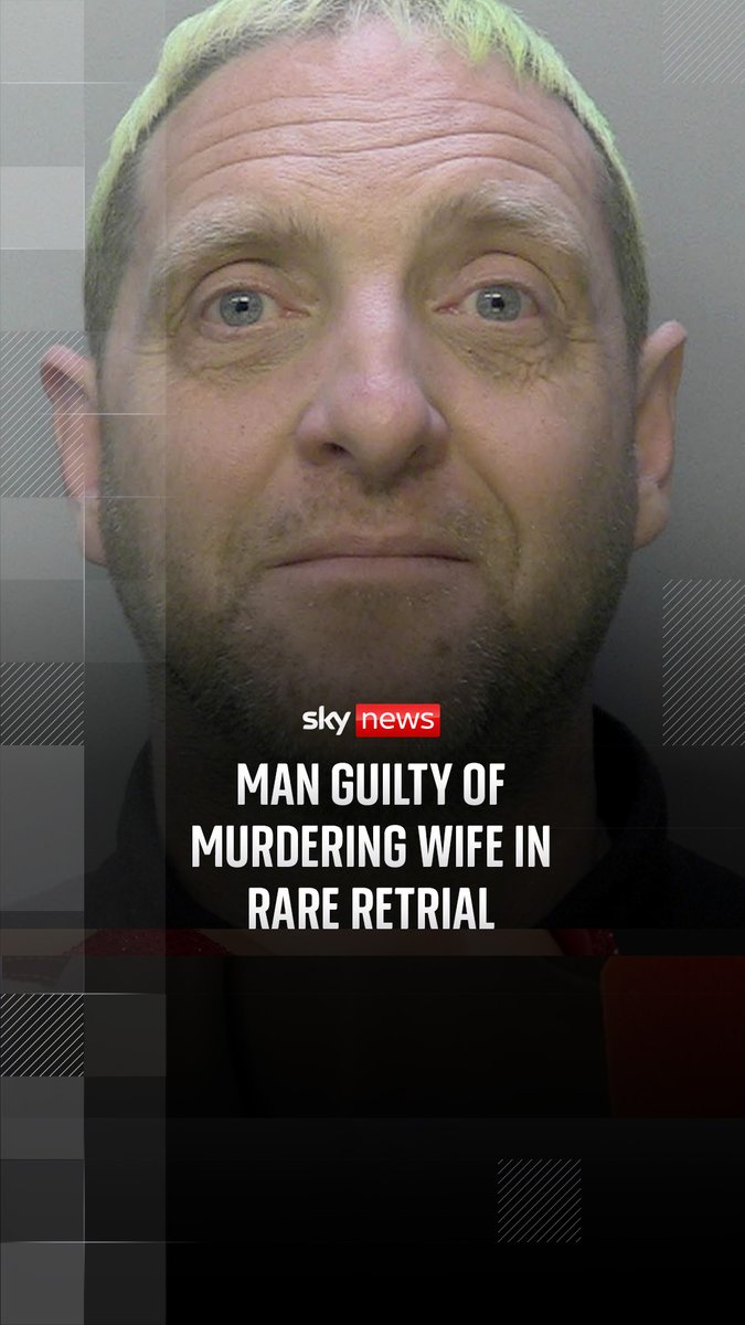 A 52-year-old carpenter from Surrey has been found guilty of murdering his wife in a rare retrial, eight years after being acquitted. Sky's Amelia Harper reports on the case 🔽