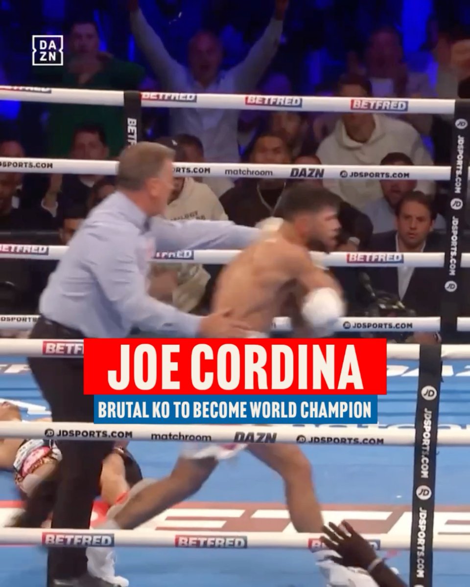 Joe Cordina won his first world title in emphatic fashion when he knocked Kenichi Ogawa out in two rounds 🔥 The Welsh Wizard now looks to win a world title in a second division, but must get through Gabe Flores Jr first tomorrow night on DAZN.