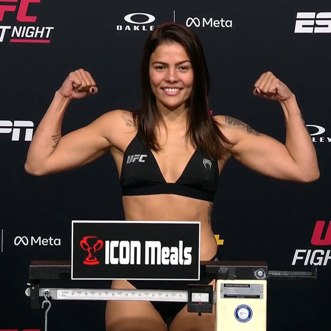 Con 136 libras LUANA SANTOS UFC está lista para la batalla #UFCVegas112