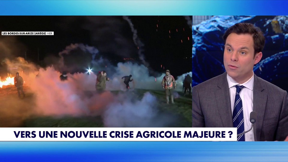 Le journaliste Louis de Raguenel réagit à la situation agricole : «Envoyer des blindés contre des agriculteurs montre un grave problème de discernement dans l’emploi de la force», dans #PunchlineWE