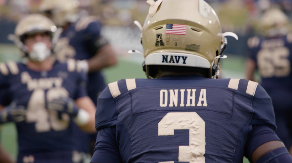 .Navy Football CB Irabonoise Oniha is the son of Nigerian immigrants and one of quadruplets. Oniha and his siblings were born in Maryland, but were sent back to their parents’ homeland for middle school. When Ira returned to the U.S., he made a deal with his mother that he could play football as long as he kept academics as a focus. The Naval Academy ended up being the perfect fit for both.