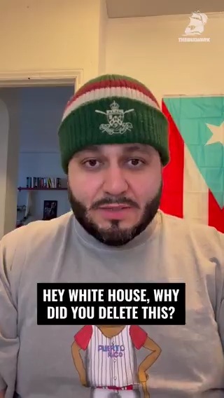 Hey White House, why did you delete this?