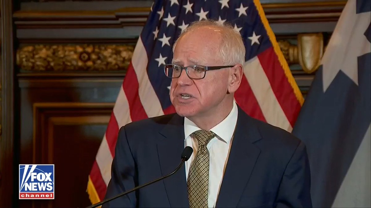NEW: Minnesota Gov. Tim Walz takes aim at President Trump as criticism mounts over the state's widespread fraud scandal: "When I speak up, it brings Donald Trump's petty vindictiveness to Minnesota. And this is all about coming and attacking us."