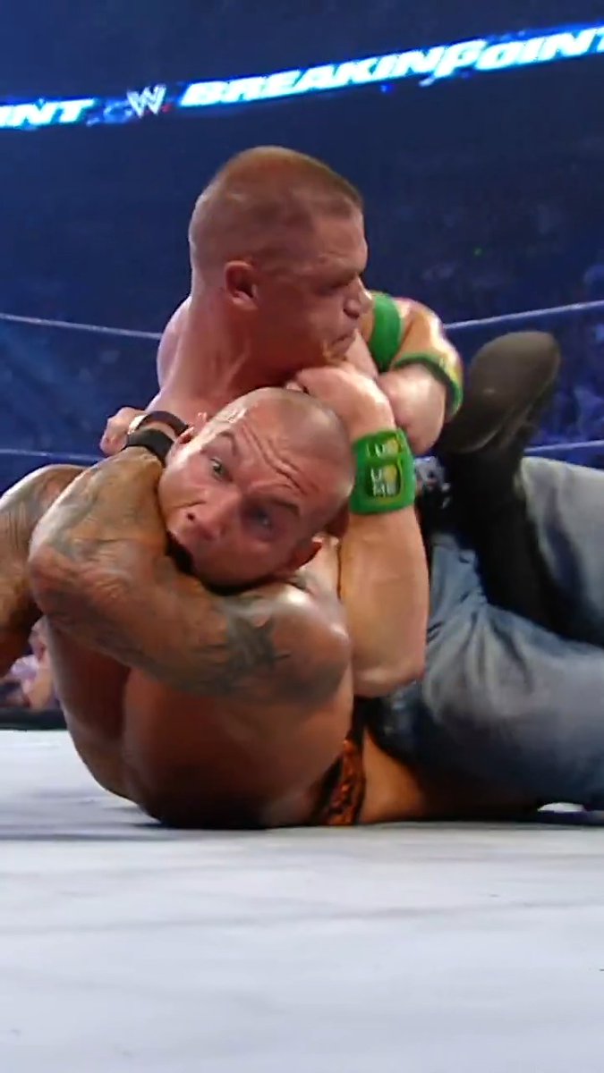 Even handcuffs couldn't hold John Cena down against one of his greatest rivals, Randy Orton 👊 Don't miss John Cena's last match TOMORROW at #SNME, 8e/5p on Peacock!