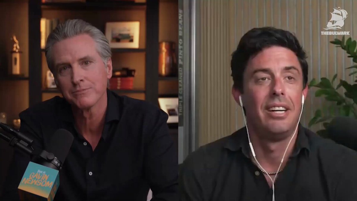 "Trump is, for once, making a normal-politician mistake....He's getting out of touch with what his voters want." And anybody can run against that. Right? Tim Miller joins Governor Gavin Newsom: