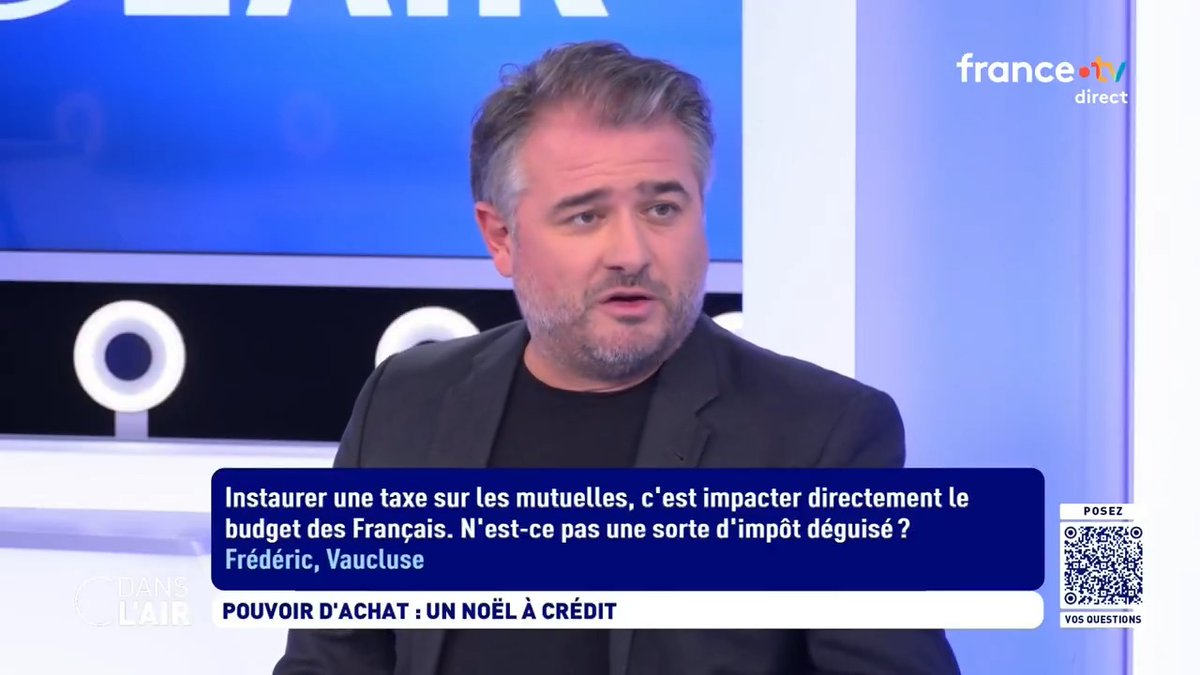 "Les mutuelles sont face à un risque gigantesque, car nous allons coûter beaucoup plus cher. Il y a de plus en plus de soins à faire. Les dépenses liées aux mutuelles dans les années à venir seront importantes". Emmanuel Duteil et Bruno Jeudy