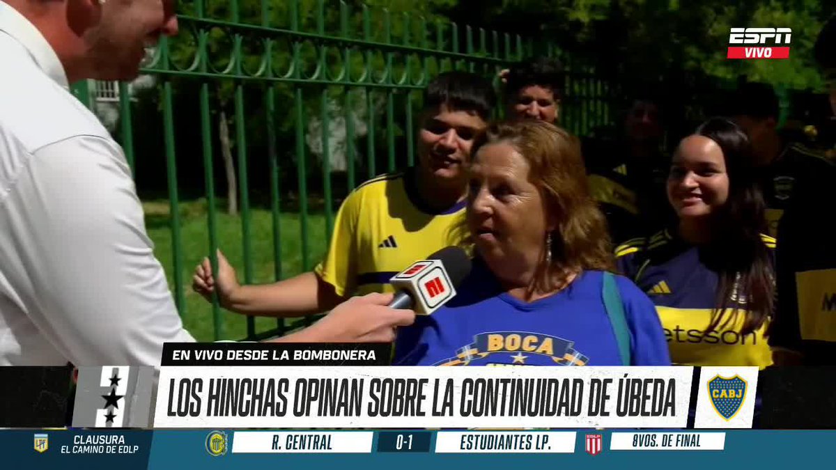¿LOS HINCHAS DE BOCA LO BANCAN A ÚBEDA? La opinión de los simpatizantes en la calle, a horas de saber si renovará el entrenador. ▶️ Mirá #ESPNFútbol3 en el Plan Premium de #DisneyPlus