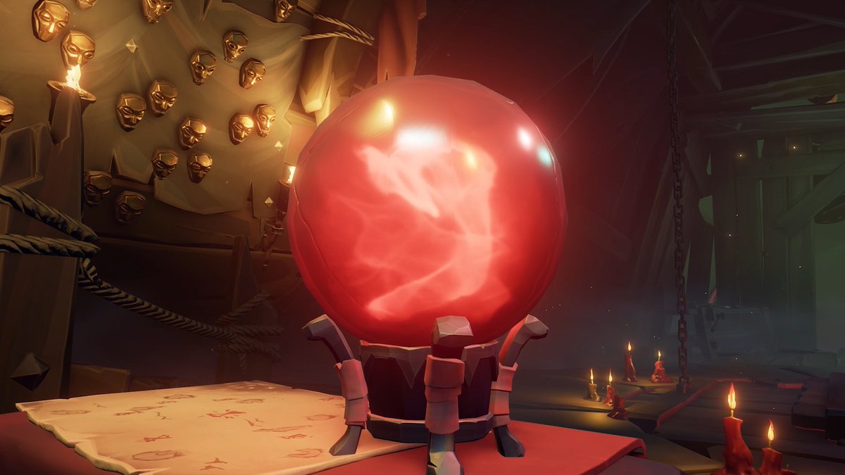 Secrets will be revealed, but only if pirates can prove themselves... show your loyalty by naming the land for which the ship of fire was bound! 🔮