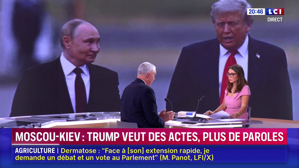 🗣️ "Ce que Trump appelle des négociations, ce ne sont pas des négociations... Il joue dans le camp des Russes, donc ce n'est pas une négociation, c'est une traduction qu'il fait des positions russes", assure le Général Michel Yakovleff 📺 Un Œil sur le Monde avec Margot Haddad