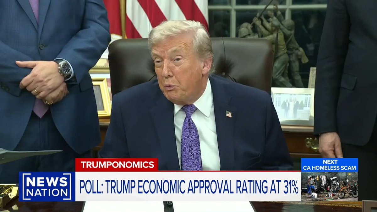 Host: Trump keeps repeating this message we're blowing it away. A-plus-plus-plus-plus. People are not buying this. When you do that sort of thing, when it's such a mismatch with what the lived experience of the average American is, man, it makes you look out of touch.