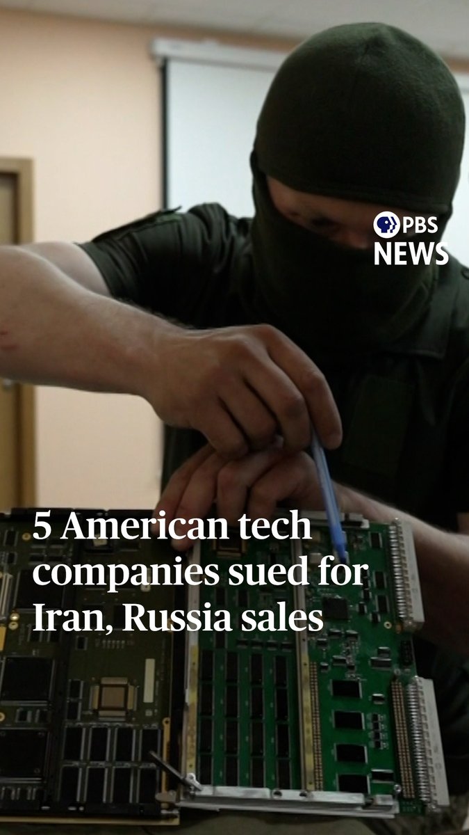 A new lawsuit filed Wednesday alleges that some U.S. technology companies have supplied Iran and Russia with microchips that have been used in missiles and drones that are being routinely fired at Ukraine. The lawsuit cites previous reporting by PBS News special correspondent Simon Ostrovsky about the KH-101 missile, which contained microchips from Texas Instruments — one of the companies named in the suit. He gives us the latest on the lawsuit and what's next.