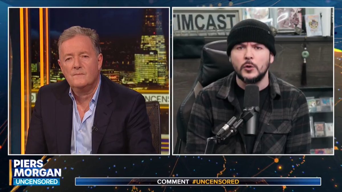 'She is burning down everything Charlie Kirk built - and now has the gall to go after his grieving widow.' Tim Pool on why he thinks Candace Owens is 'unhinged.' Watch more 👇 📺 Piers Morgan | @timcast