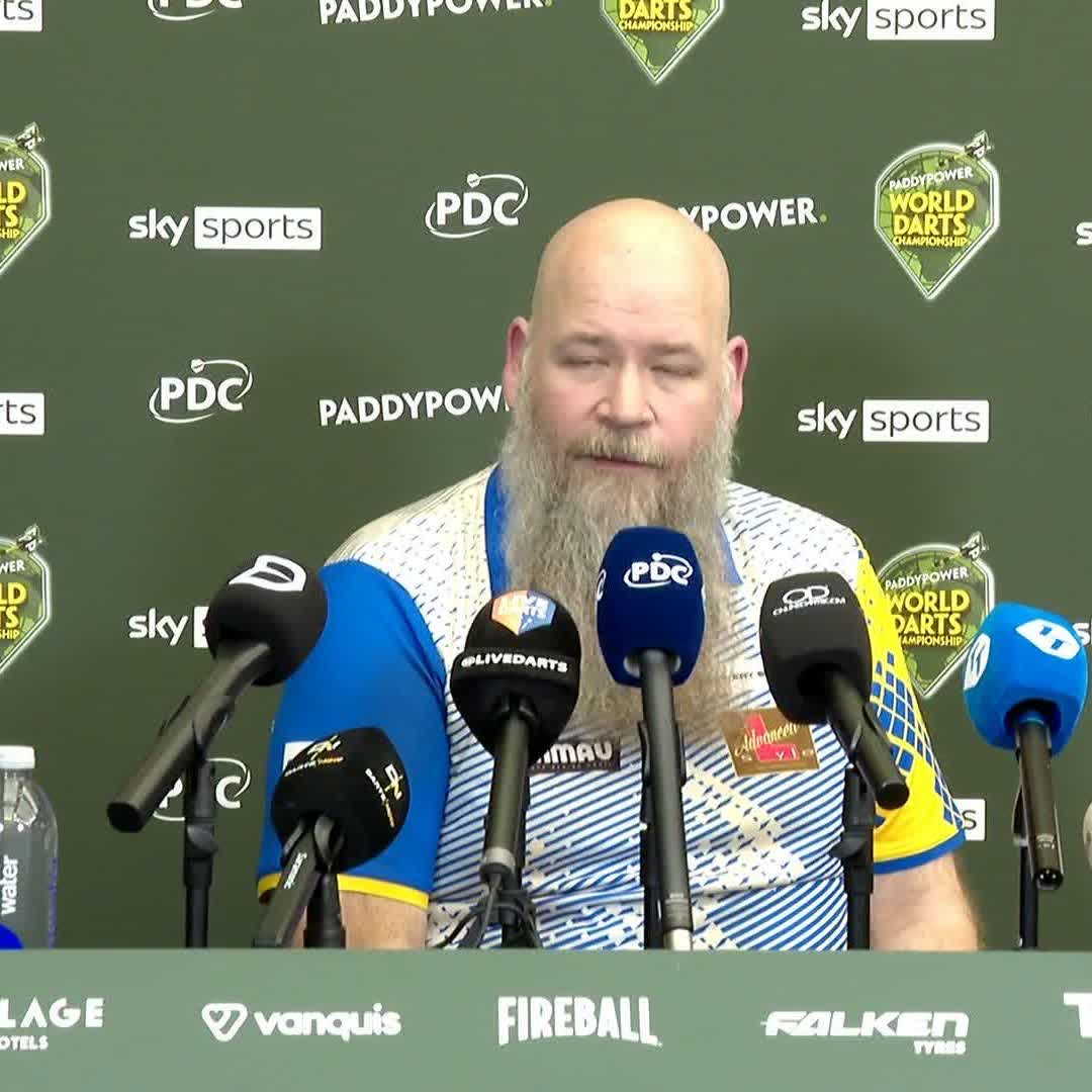 🗣️ "I know what I can do, so hopefully I can continue doing it!" Andreas Harrysson reflects on a dream Alexandra Palace debut, after eliminating the world number 12 Ross Smith! #WCDarts