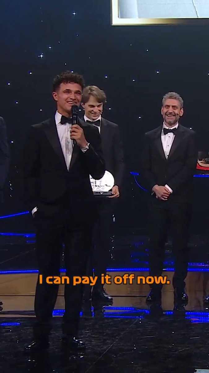 "I can pay it off now" 😆 Oh Lando! 😅 #F1 #Formula1