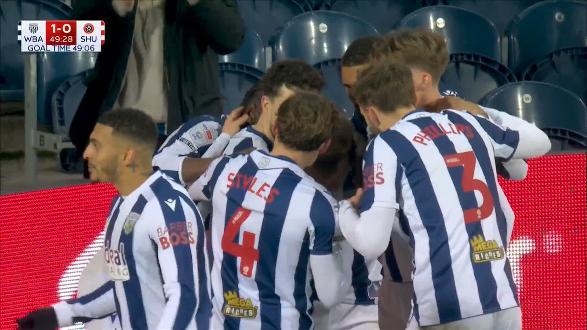 Seven in seven for Aune Heggebo as he scores the opener for West Brom!