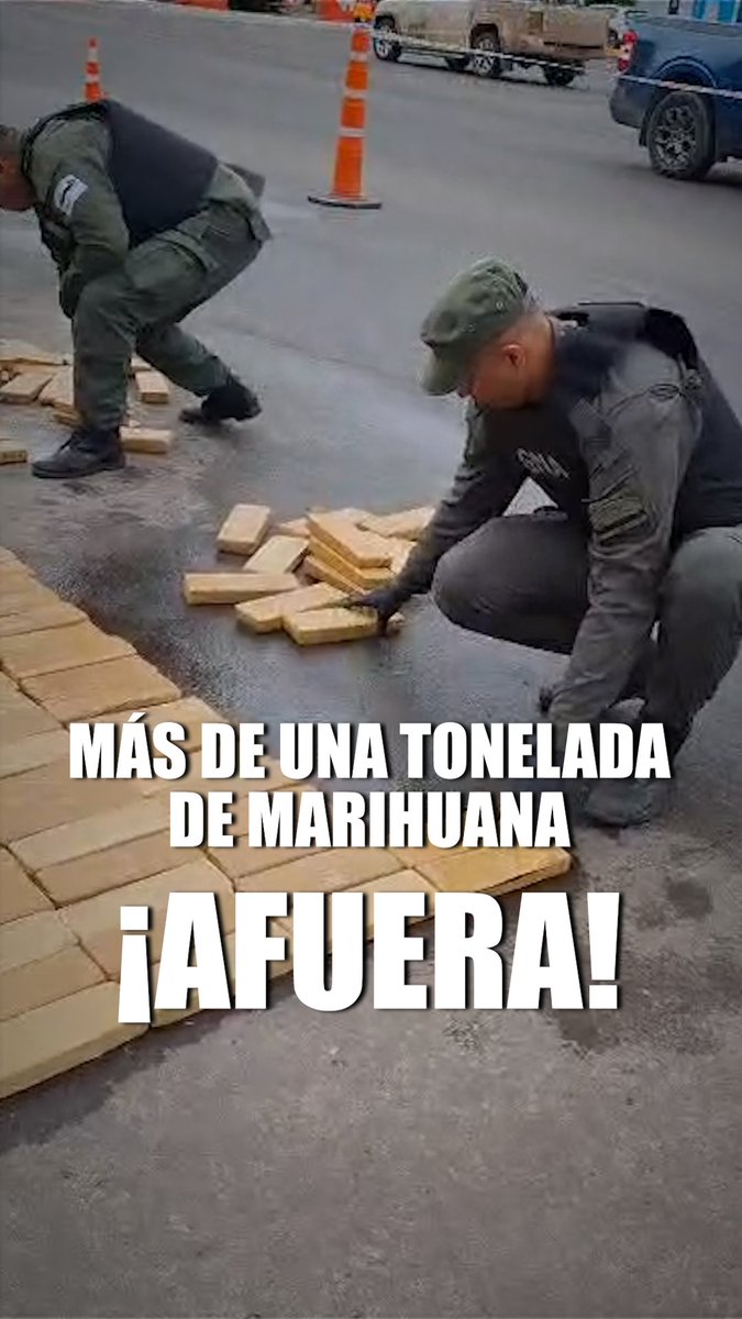 La doctrina sigue a fondo: frenamos otra tonelada de droga, esta vez, en Chaco. Ni un paso atrás contra el narcotráfico.