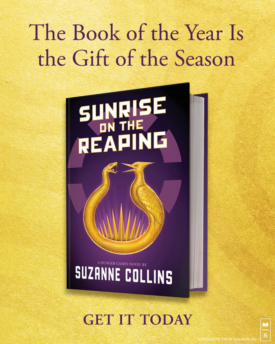 Sunrise on the Reaping by Suzanne Collins is a Best Book of the Year! Gift the #1 worldwide bestselling Hunger Games novel that everyone is talking about this holiday season. Major motion picture from Lionsgate coming November 2026.