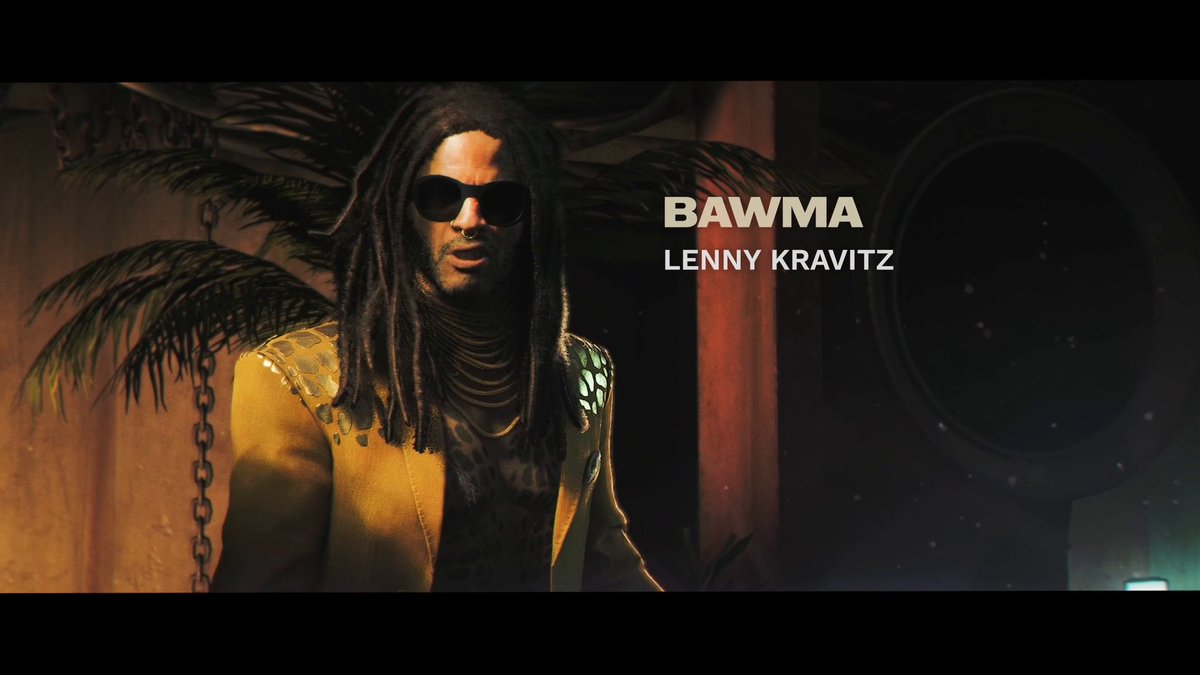 He rose from nothing, broke free, and built his own Kingdom of Aleph. Introducing Bawma, the unpredictable and charismatic ruler of Africa’s largest black-market hub, brought to life by the one and only Lenny Kravitz. 007 First Light releases on March 27, 2026 with #RTXOn.