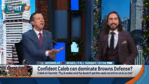 .Danny Parkins LOVES his Bears to dominate the Browns defense 🗣️ "They don't need him to throw the ball. The Browns' defense is a little overrated."
