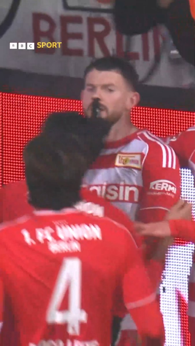 Scotland's Oliver Burke scored a belter for Union Berlin in their 3-1 #Bundesliga win over RB Leipzig. 🙌